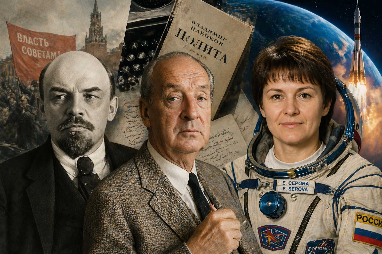 Владимир Ленин, Владимир Набоков, Елена Серова