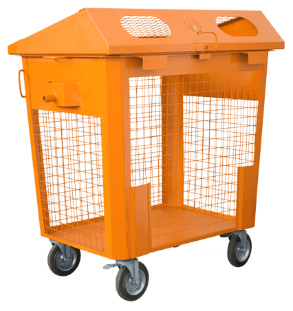 Сетчатый контейнер для пластика