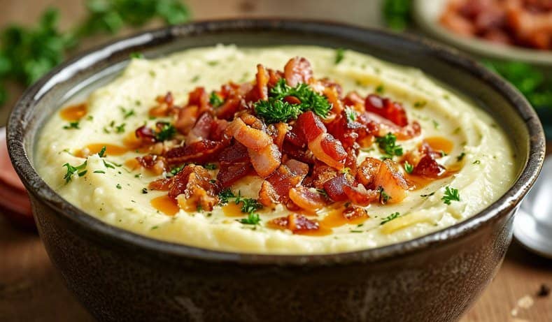 немецкий картофельный суп с беконом