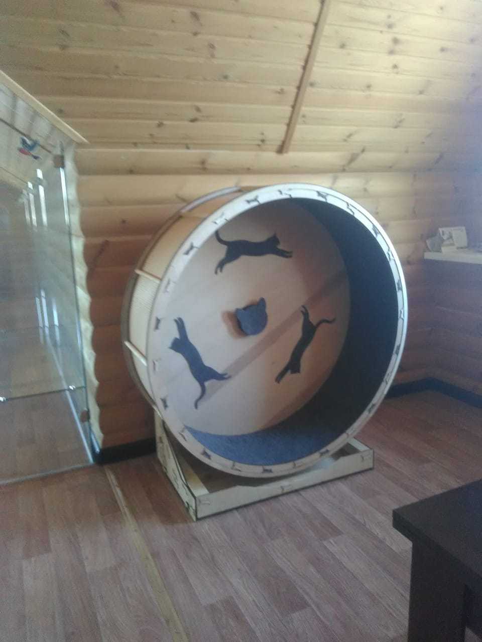 Беговое колесо из фанеры