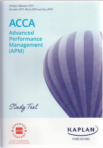 ACCA Advanced Performance Management APM Study Text