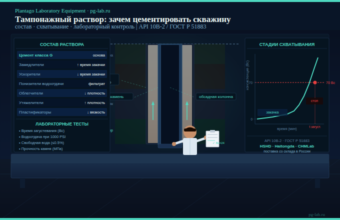 Что такое тампонажный раствор и зачем цементировать скважину