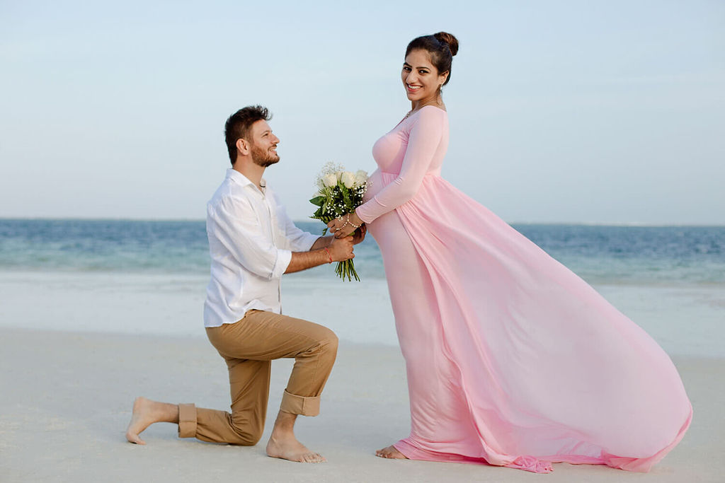 Capturing the Beauty of Motherhood: Maternity Photography on Mombasa's Jumeirah Beach