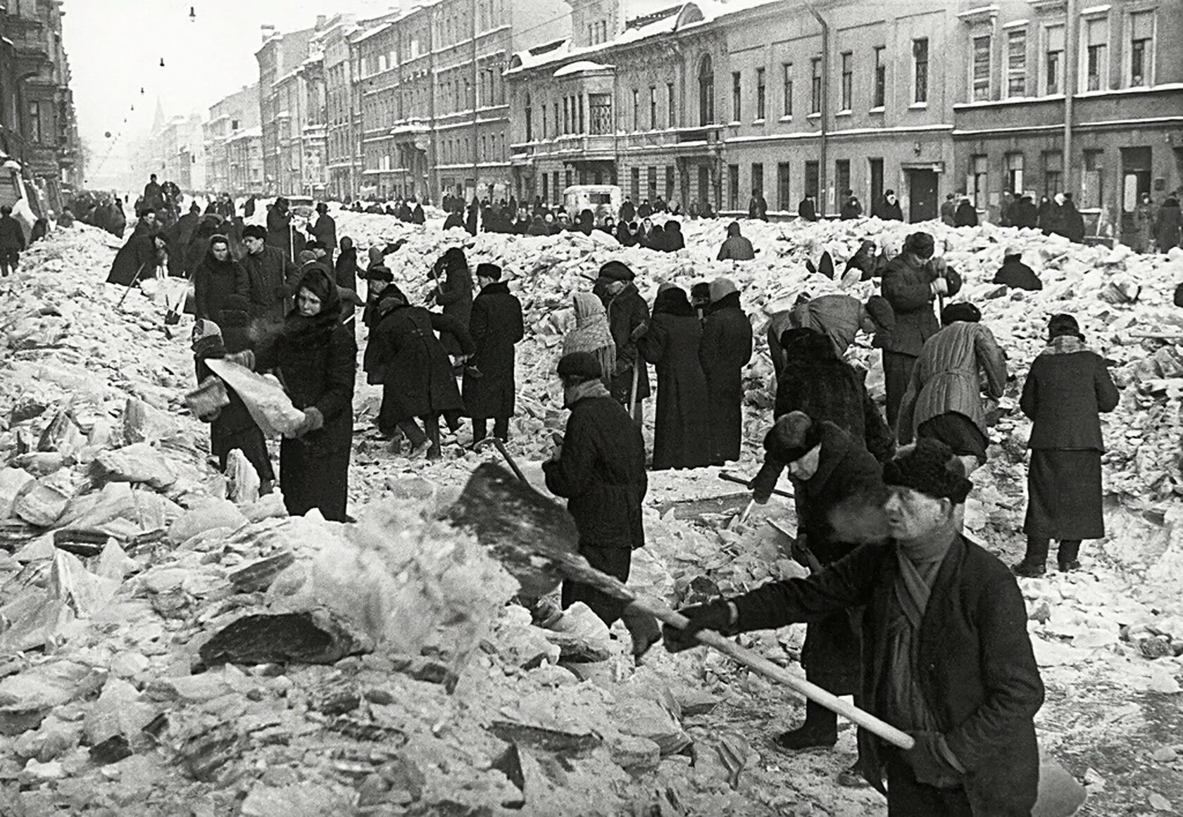 Блокада Ленинграда. Жители города