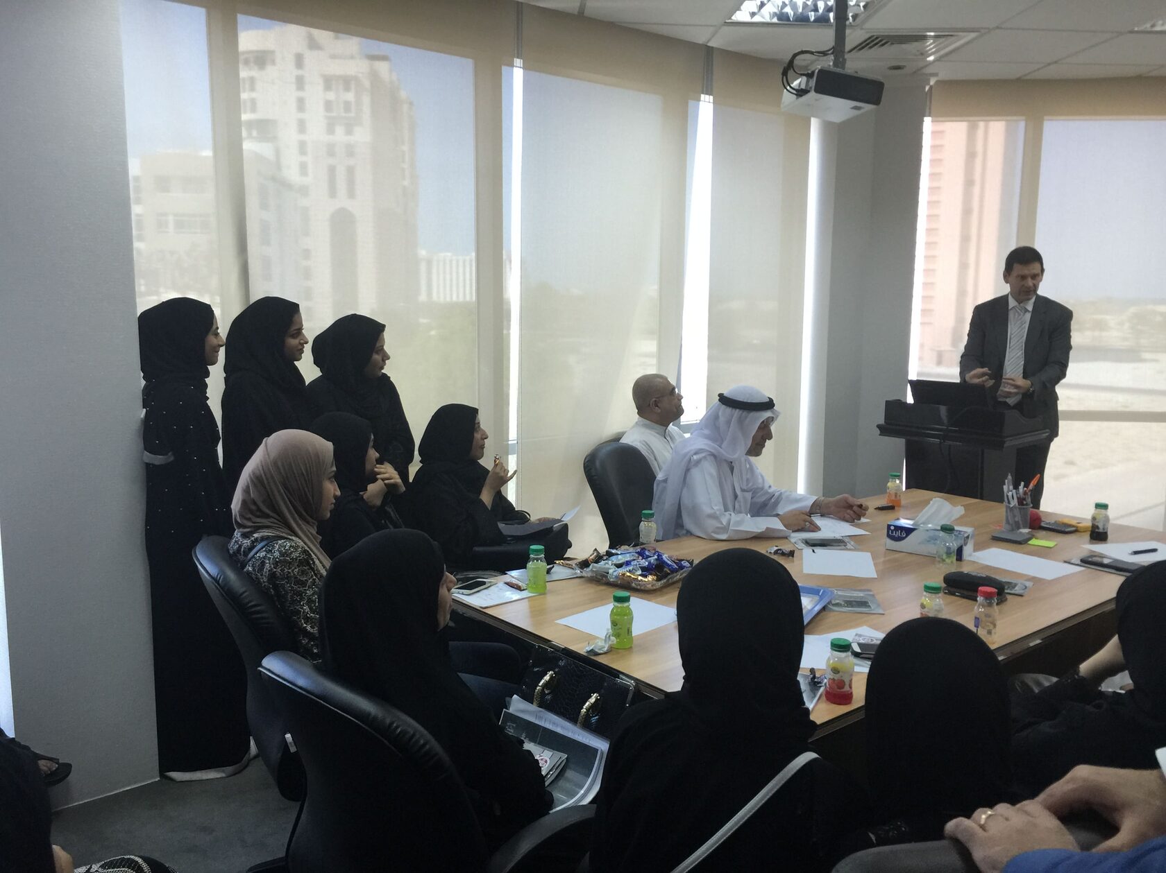 Conference with applicants in Bahrain