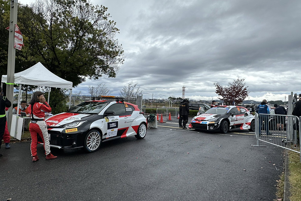Нулевой автомобиль 0A: Хироси Хосино и Хироко Такахаси, Toyota GR Yaris, ралли Япония 2023/Фото: Rally Japan