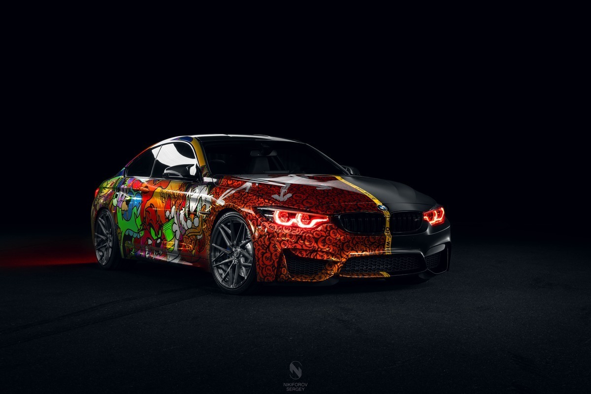 BMW m4 f82 винил