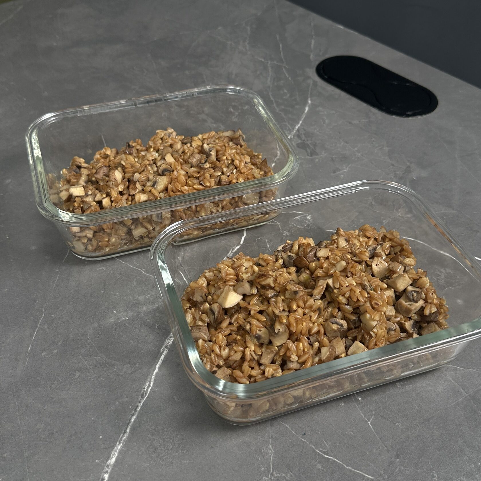 Блюдо: Полба с грибами