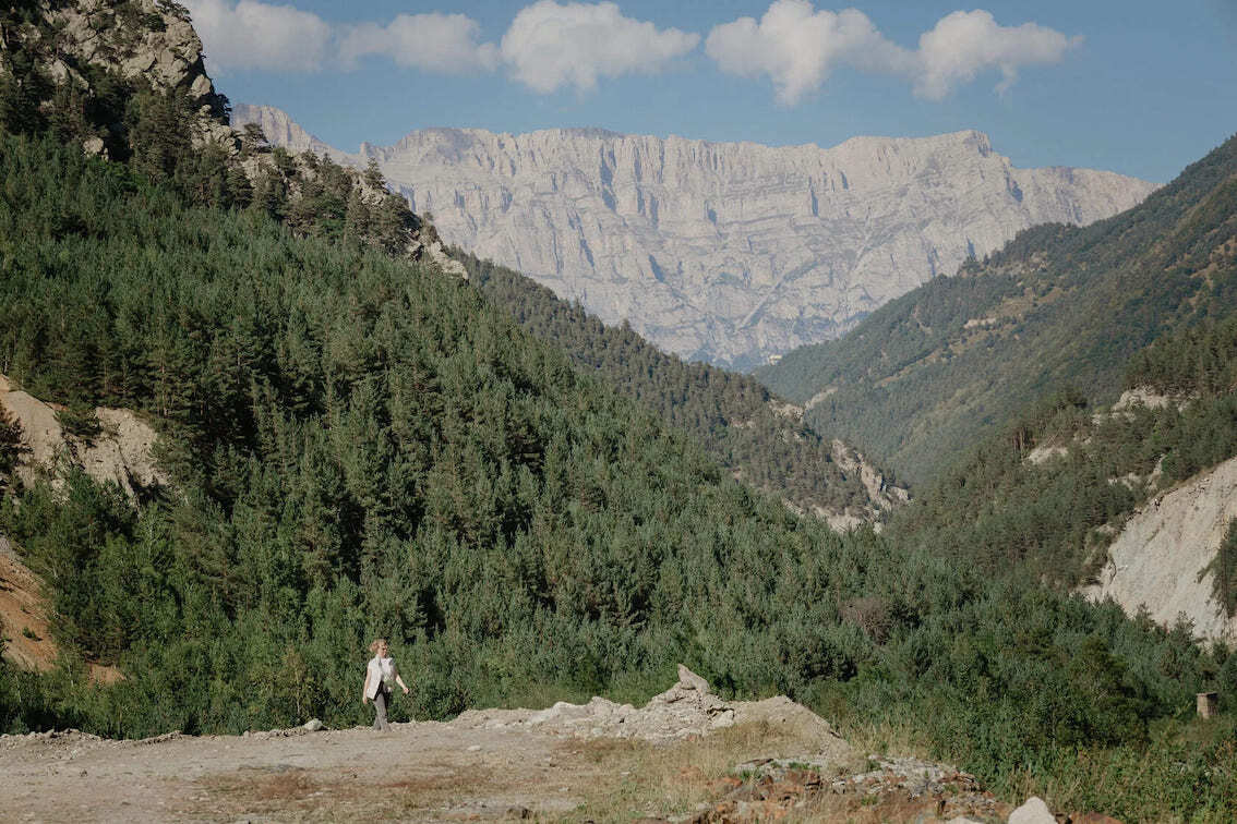 Панорамы кавказских гор в туре по Осетии и Ингушетии