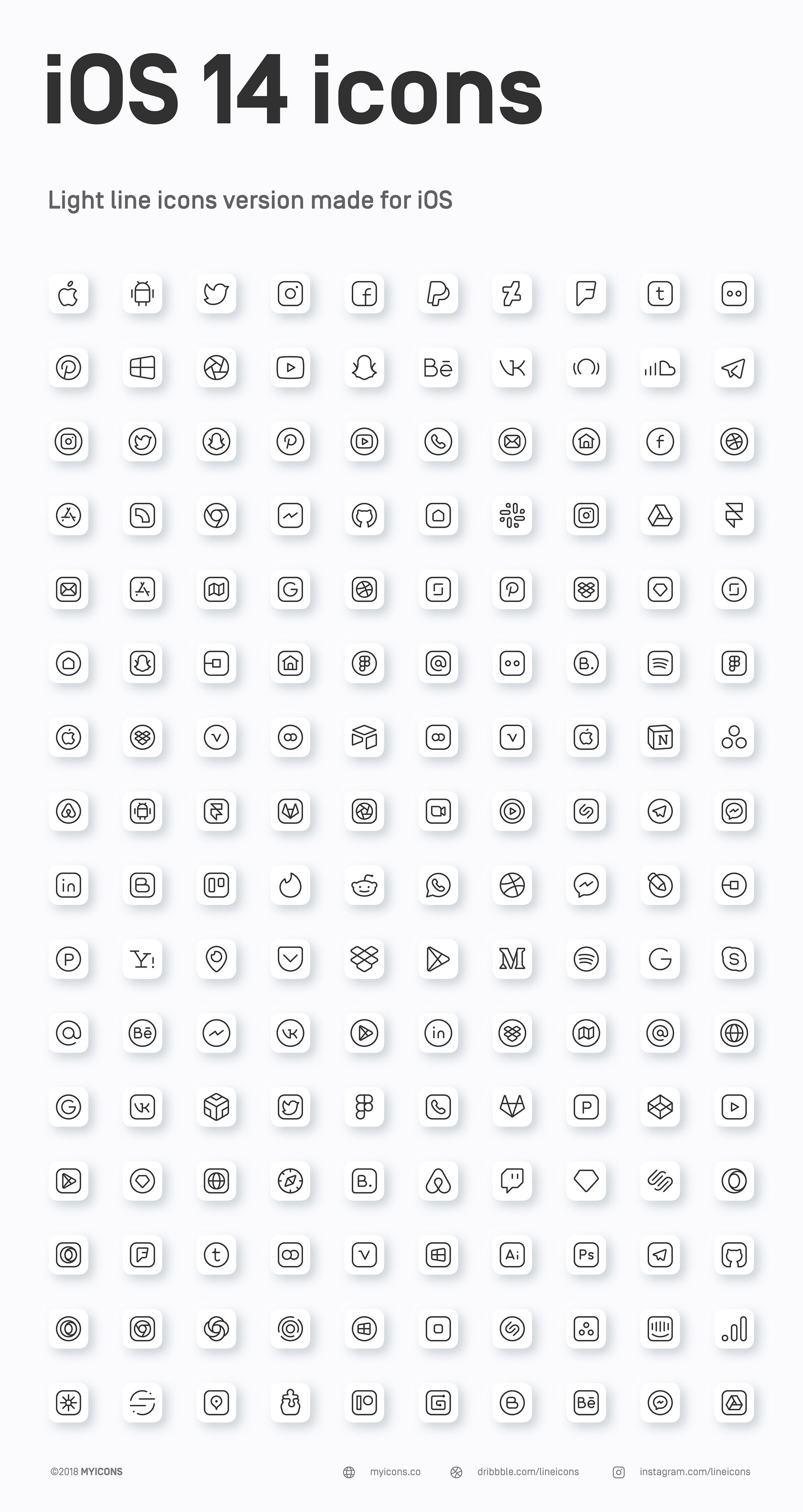 Myicons — Premium iOS 14 home screen icons pack