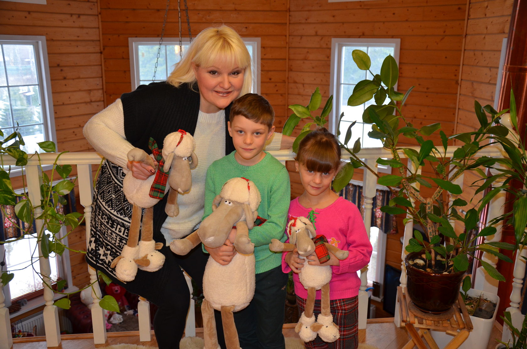 Маргарита Суханкина и ее дети 2019