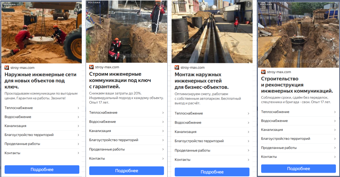 Креативы РСЯ