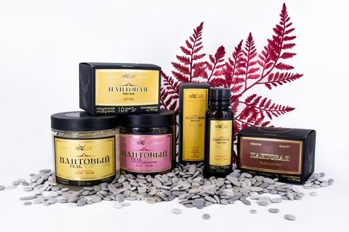 Линейка косметических средств на основе пант Алтайского марала Pantogreen