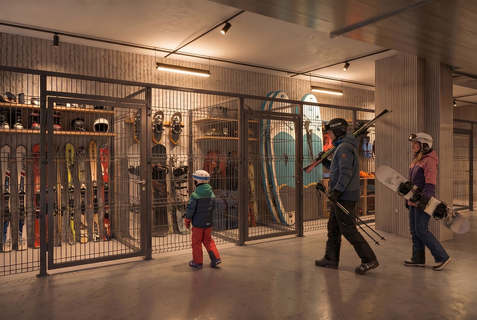 Spacious storage rooms for seasonal belongings and sports equipment – Zen Gardens, Bar