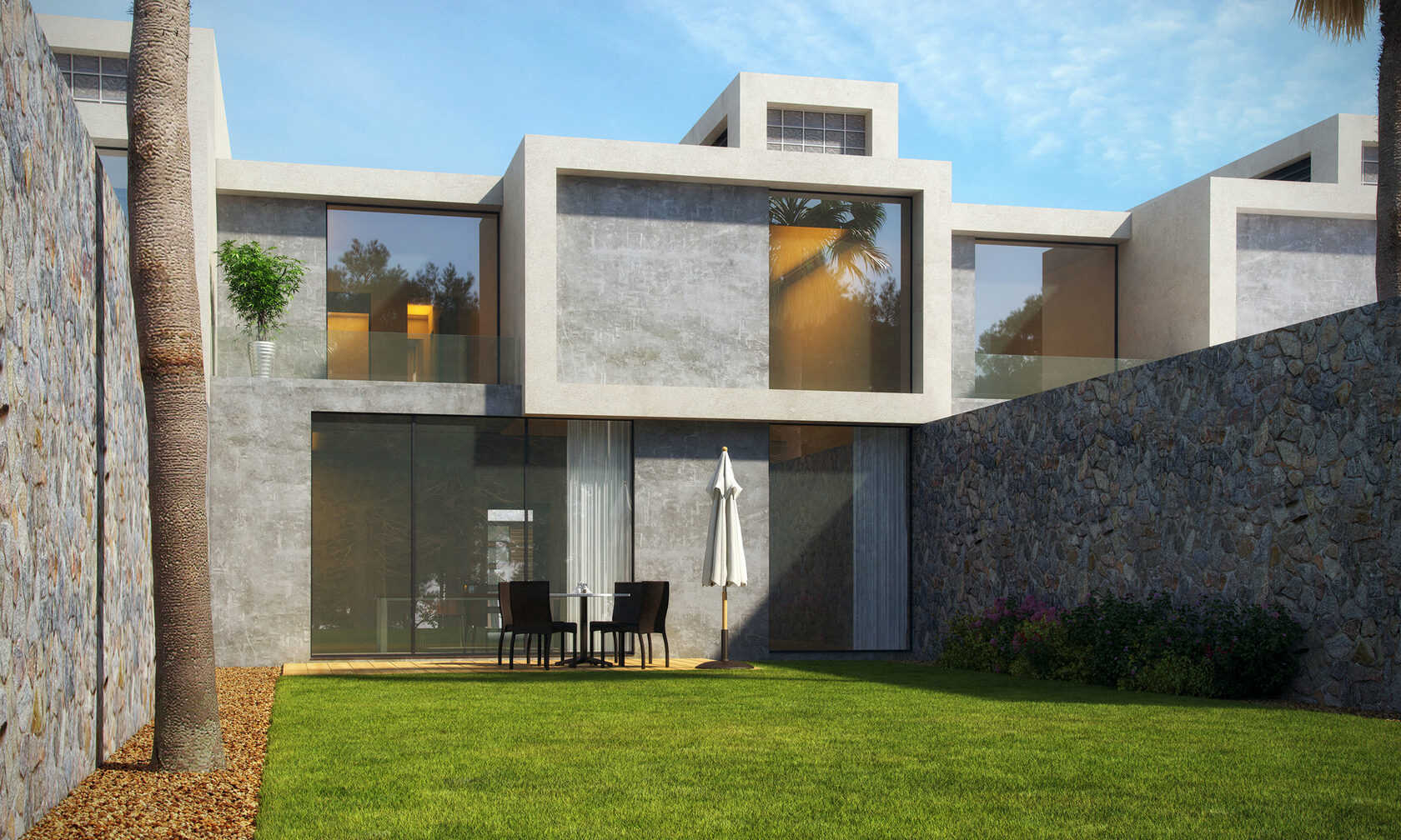 sustainable buildings and architectural objects rendered by autodesk software Credit: Zarender and AI