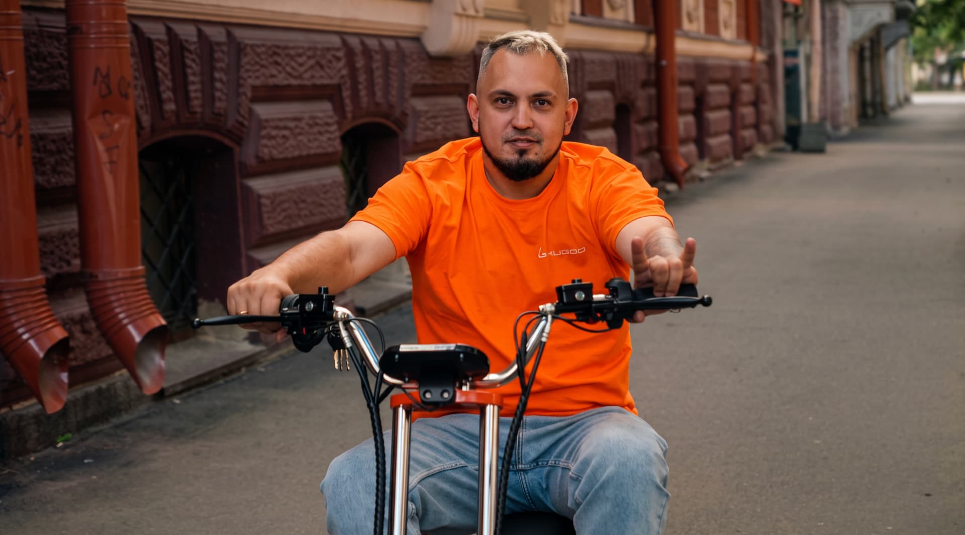 Руль электроскутера Kugoo C2 Pro