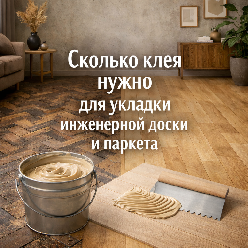 Расход клея для паркета и инженерной доски: сколько кг на м², как рассчитать и какой клей выбрать (1К или 2К). Parket Brothers, Санкт-Петербург.