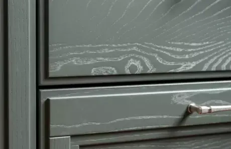 Кухня Шампань с фасадами из массива ясеня