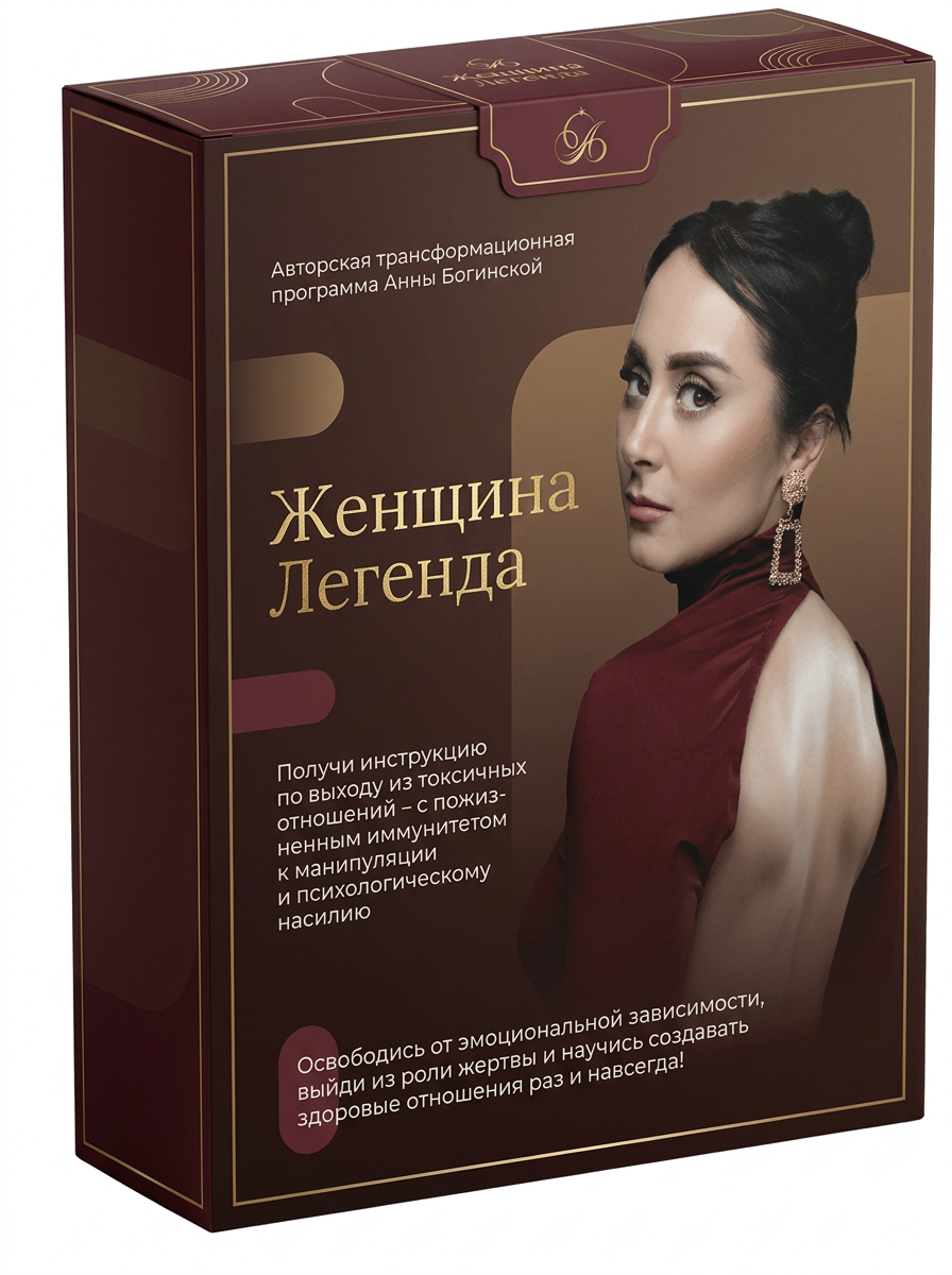 Обложка программы Анны Богинской