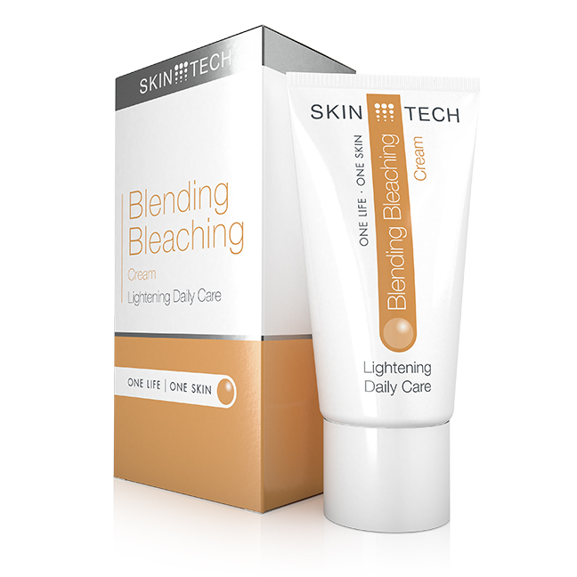 Skin tech blending bleaching cream скин теч осветляющий и отбеливающий крем д...