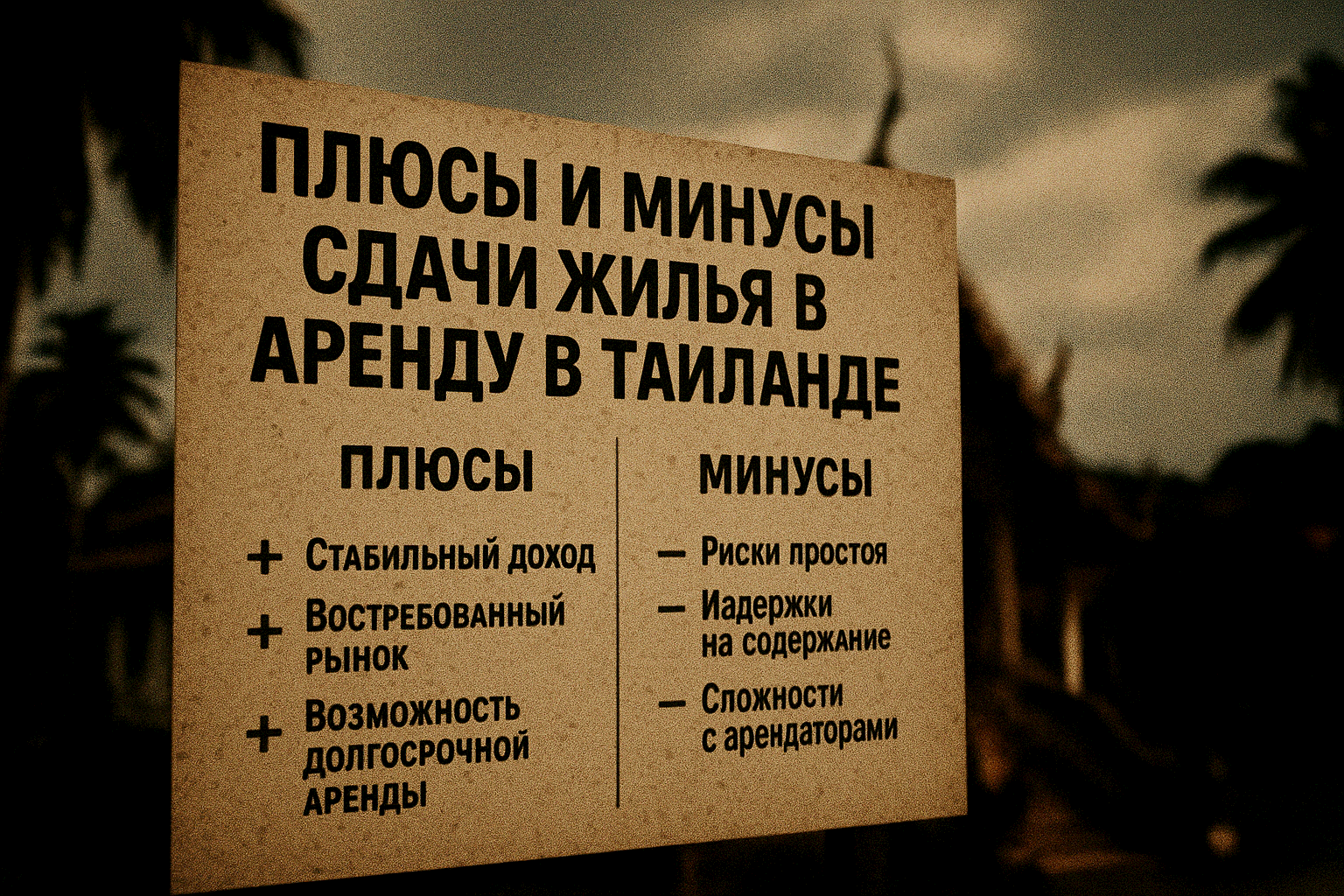 Стоит ли сдавать жильё в аренду в Таиланде? Сдача жилья в аренду в Таиланде — это шанс заработать на недвижимости в тропическом раю, где спрос на аренду растёт ежегодно. Пхукет, Паттайя и Самуи привлекают туристов и зимовщиков, а рынок аренды, по данным C