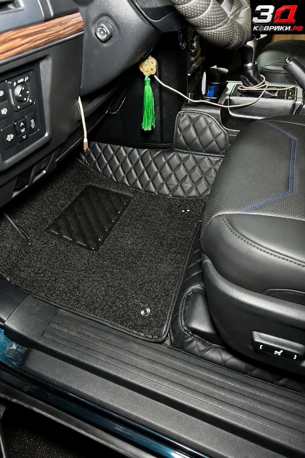 3D коврики Land Cruiser Prado, водительская зона