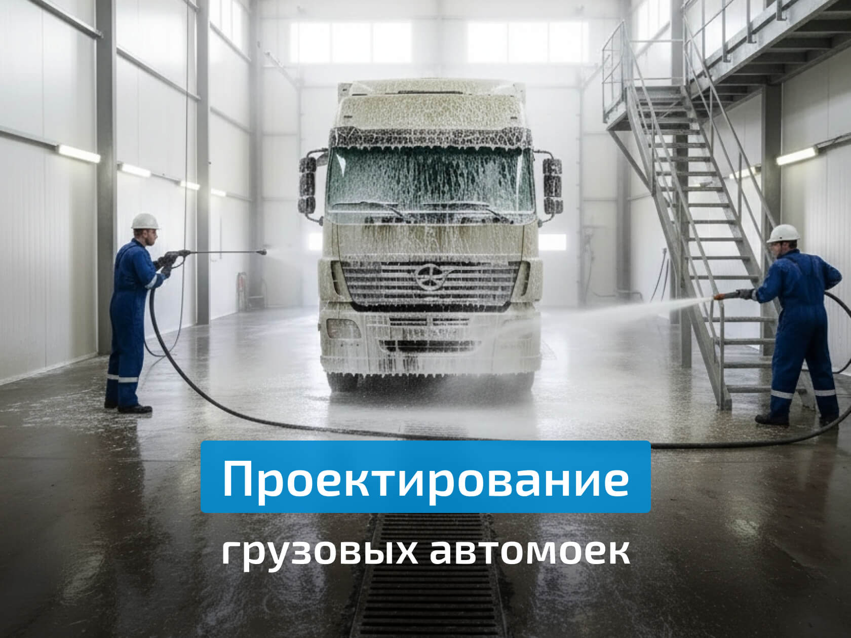 проектирование грузовых автомоек