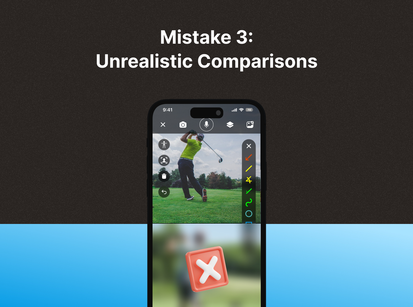 mistake 3: unrealistic comparisons