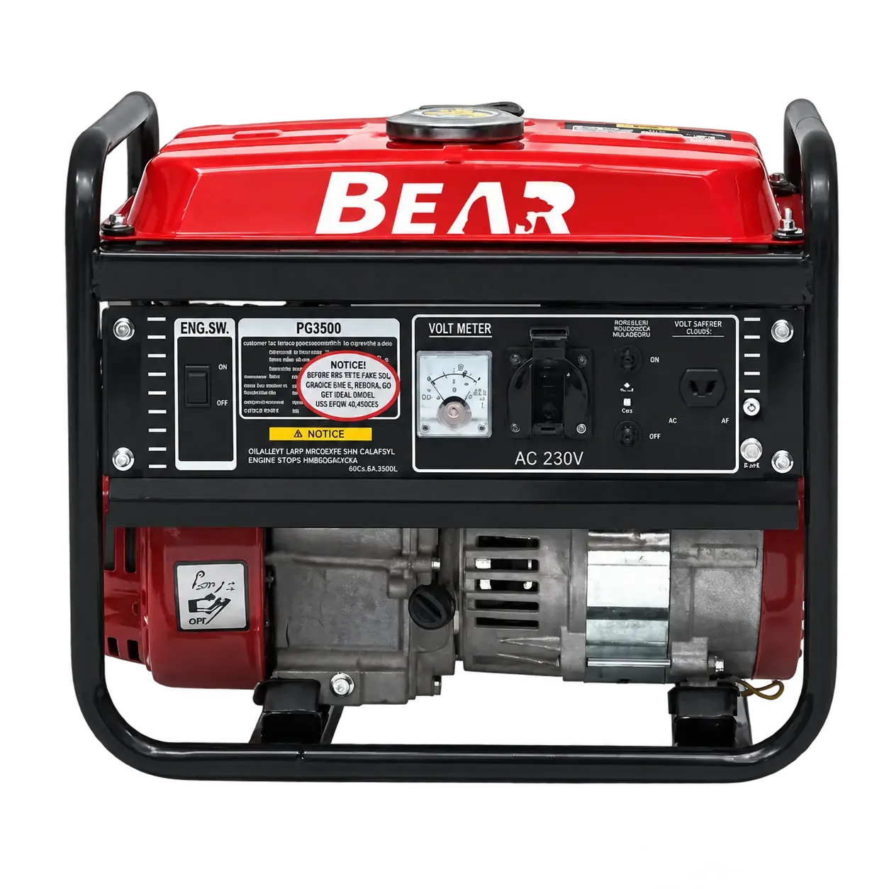 Красный генератор BEAR открытого типа
