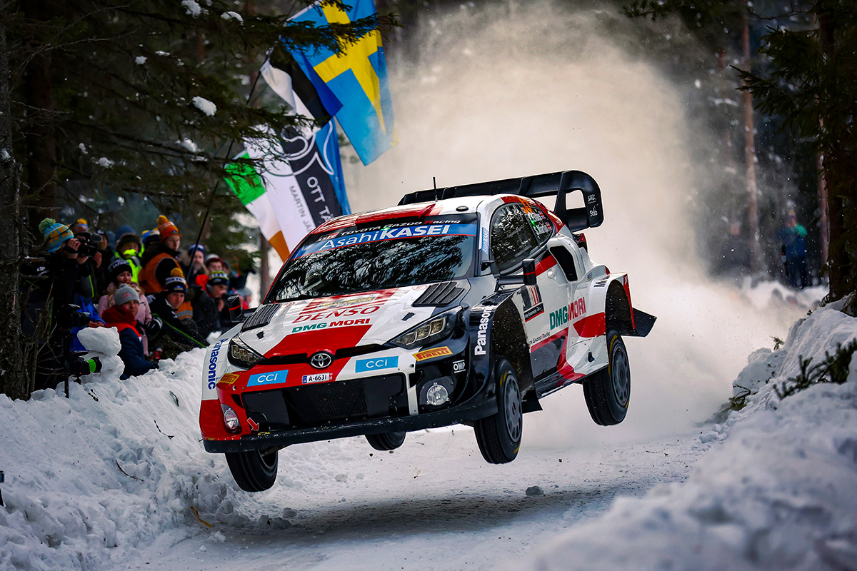 Элфин Эванс и Скотт Мартин, Toyota GR Yaris Rally1, ралли Швеция 2022