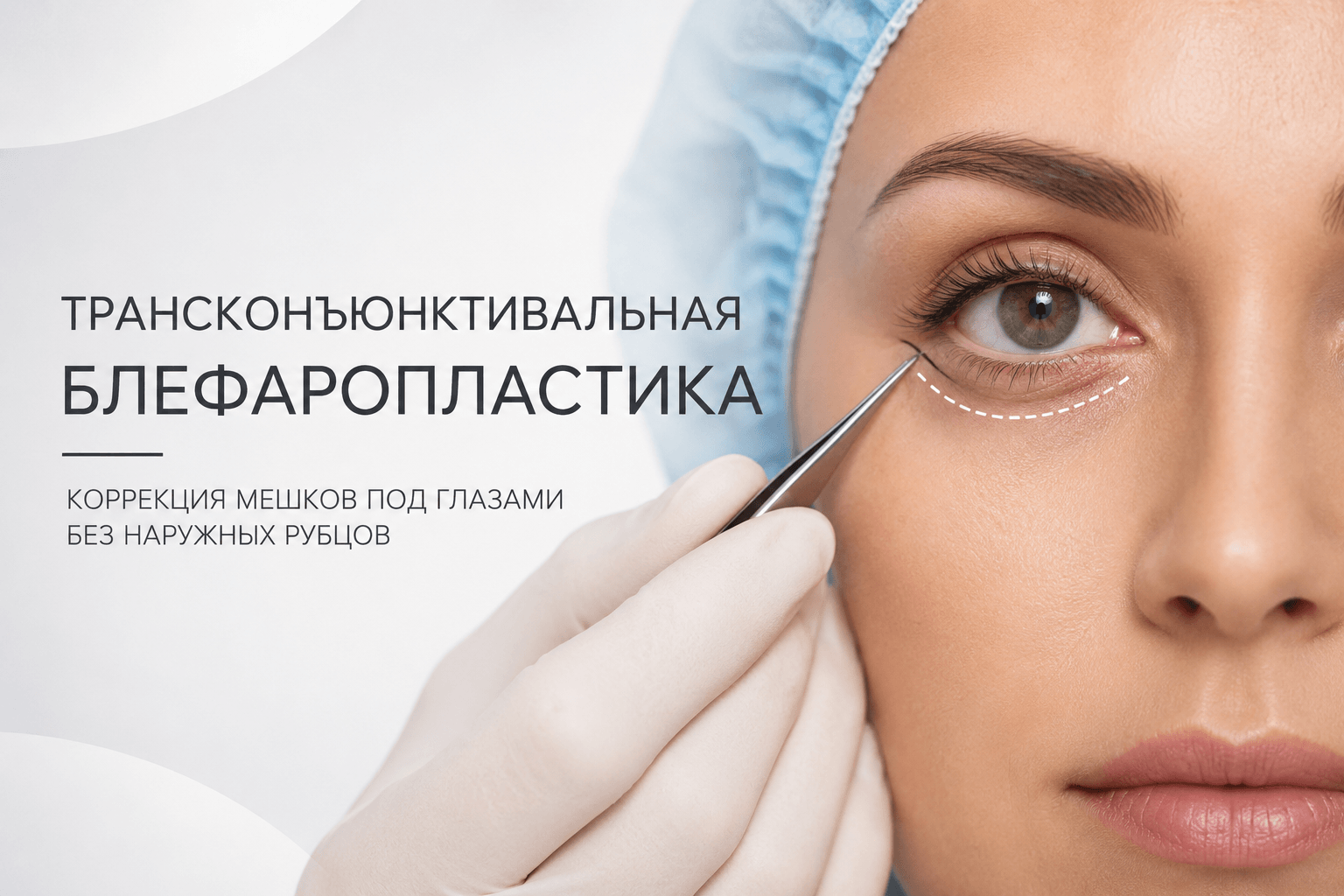 трансконъюнктивальная блефаропластика