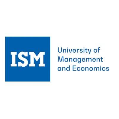 ism university of management and economics logotips