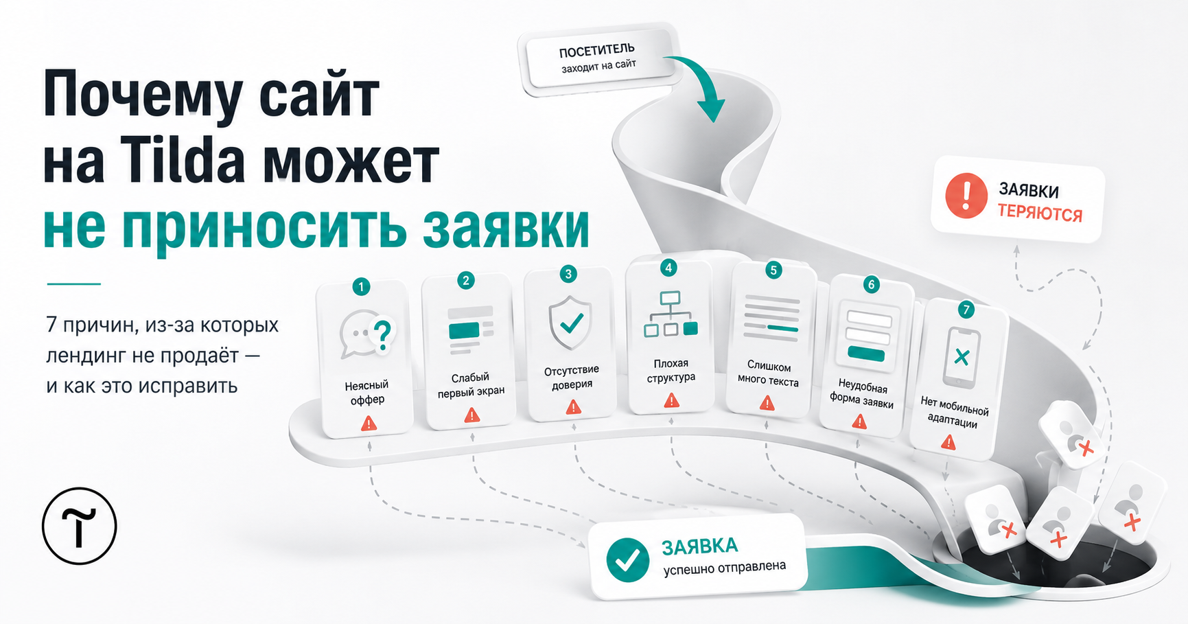 Почему сайт на Tilda может не приносить заявки