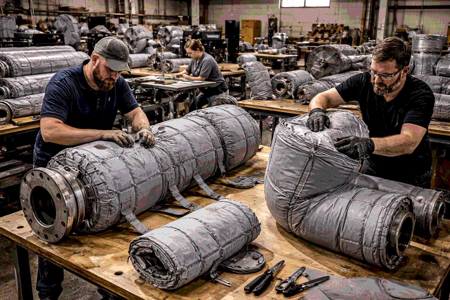 Производство теплоизоляционных чехлов