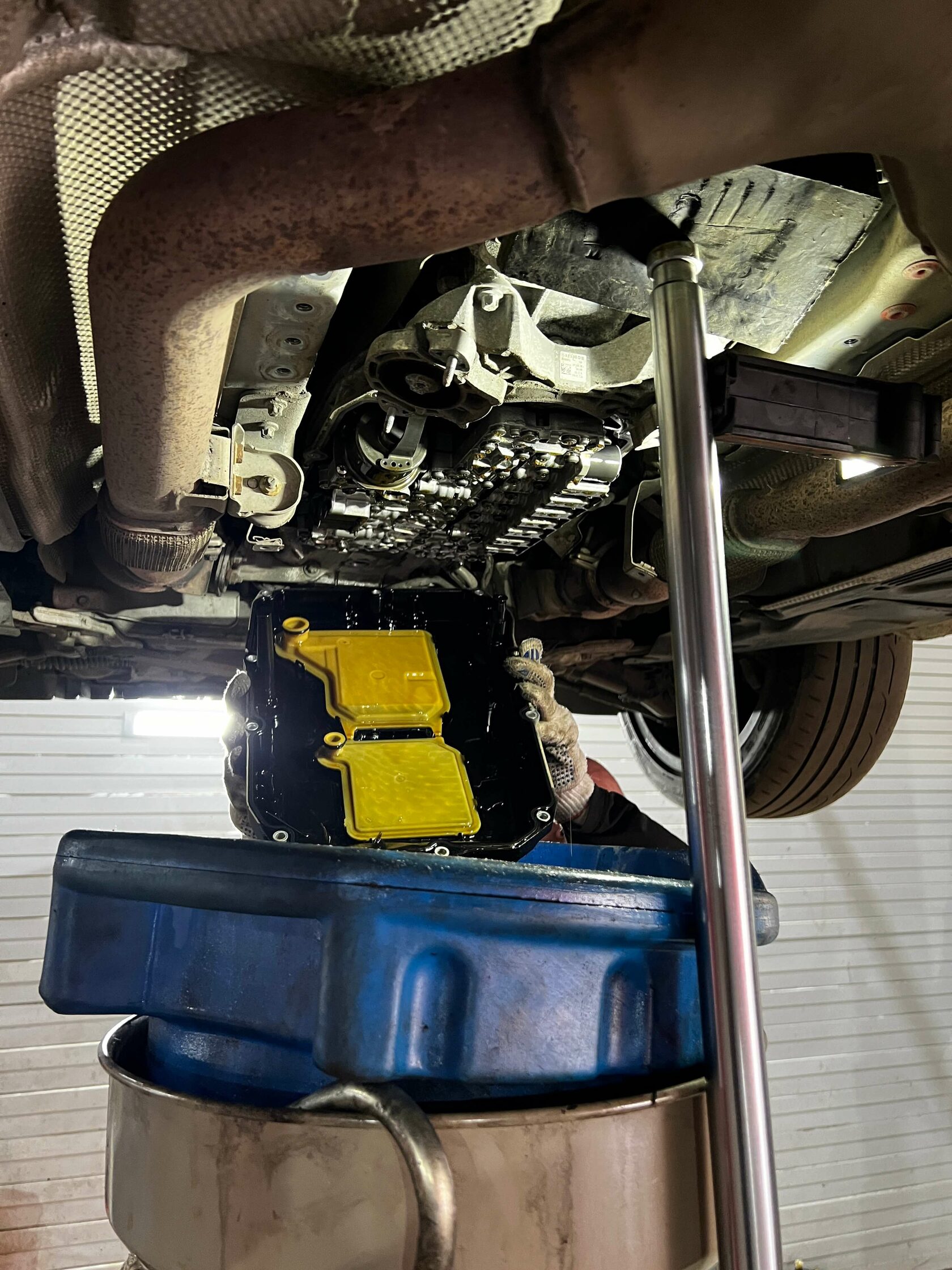 Демонтаж поддона 9G-Tronic