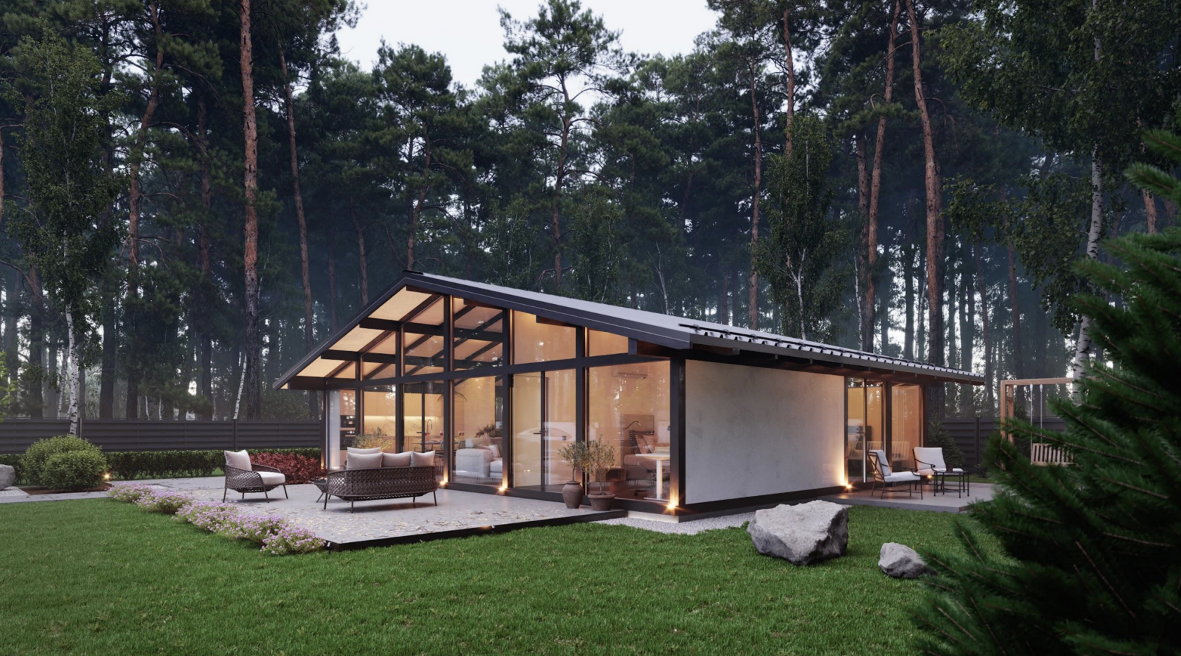 Краснодаре дом под ключ веранда