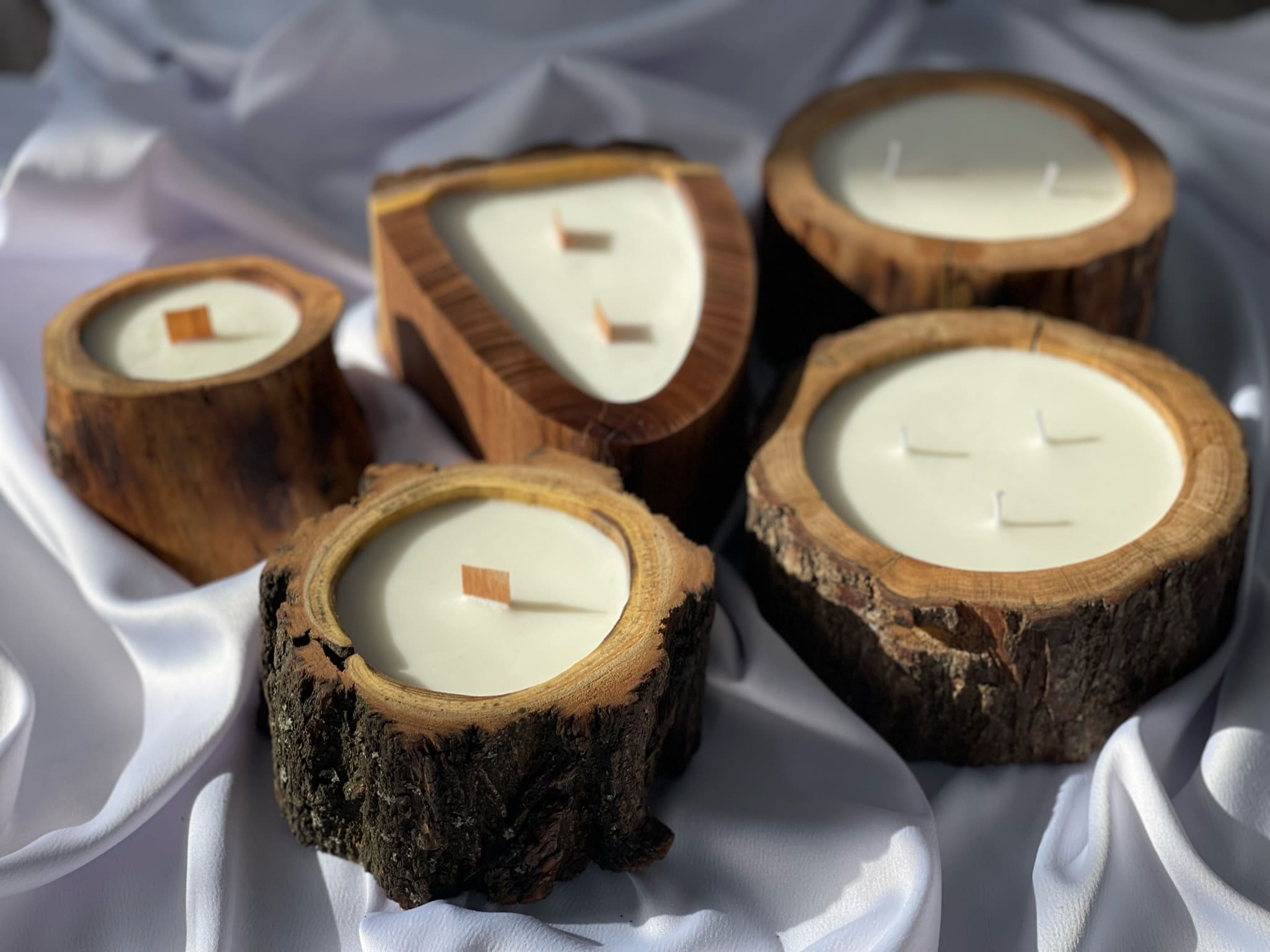 V CANDLE – Интерьерные свечи ручной работы в дереве из натурального ...