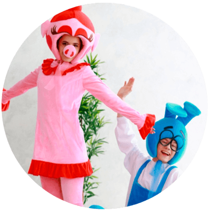 Аниматор смешарики в Москве