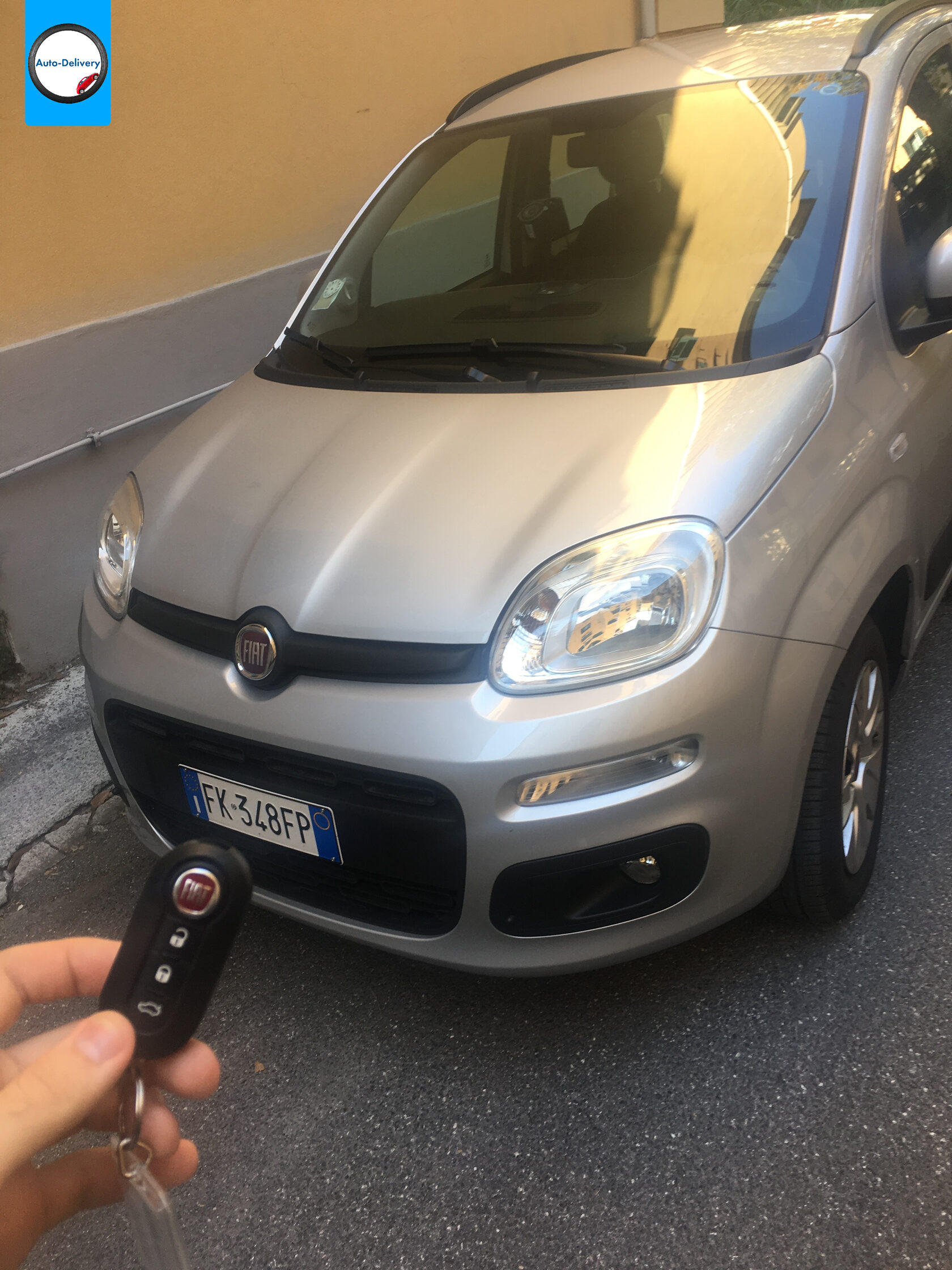 Fiat Panda, арендованный в Europcar Genova