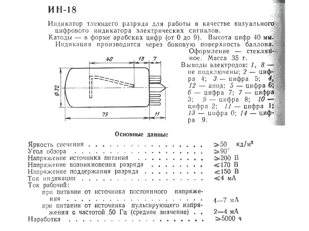 14 характеристики. Цоколевка лампы ин18. Газоразрядные индикаторы ин-18 характеристики. Индикаторные лампы ин-18 содержание драгметаллов. Лампа Ив 18 содержание драгметаллов.