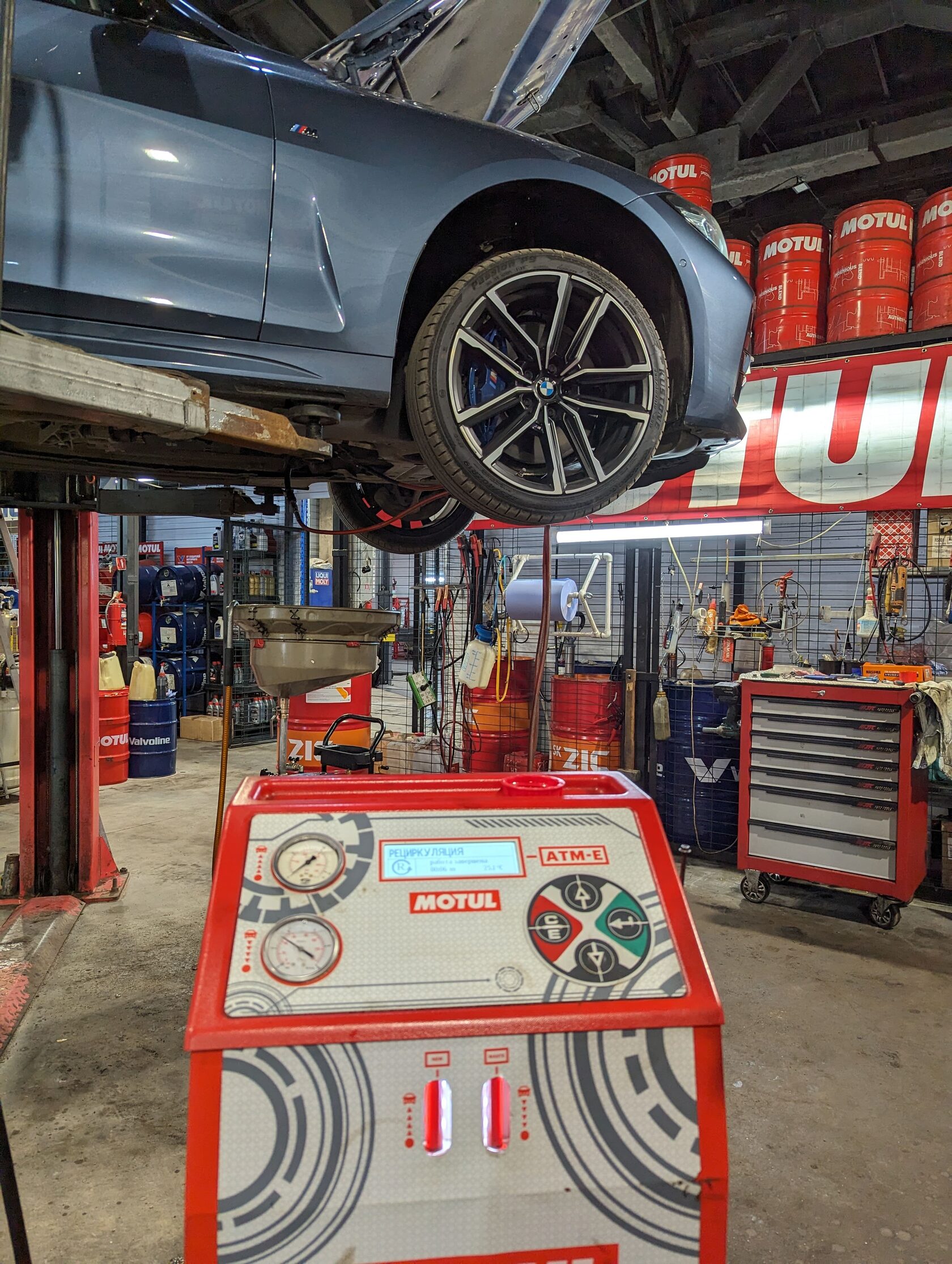 Результат обслуживания в Motul Команда