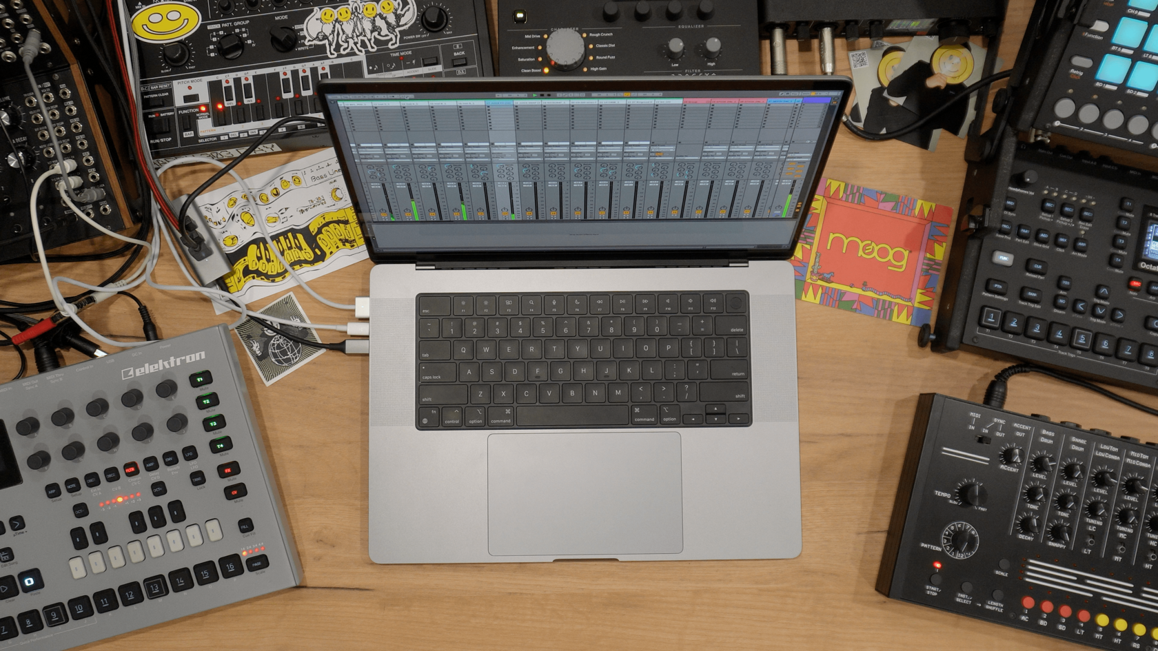 Сетап для лайв-выступлений Ковязина Димы