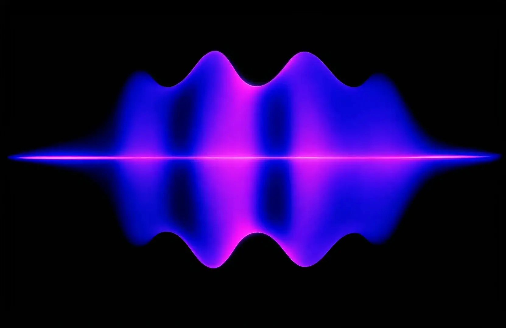 CultTech Summit keyvisual — collider wave in magenta and blue, full width