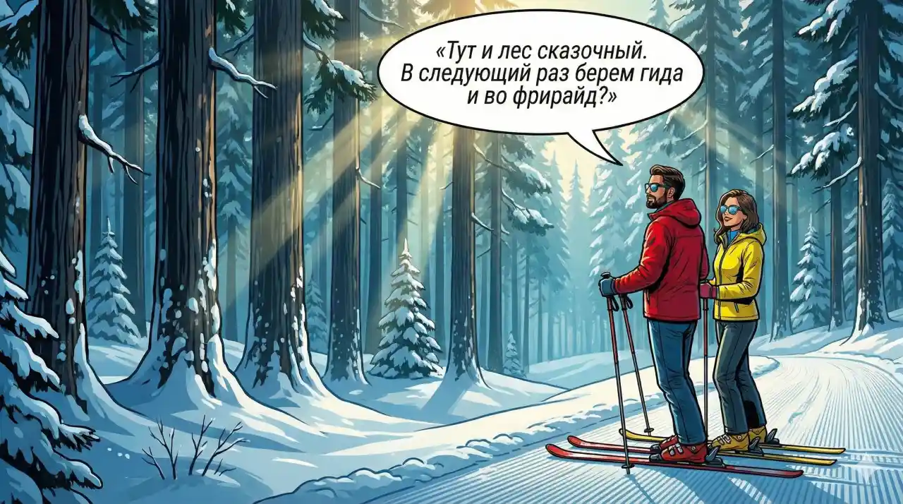 Курорт Роза Хутор: южный склон