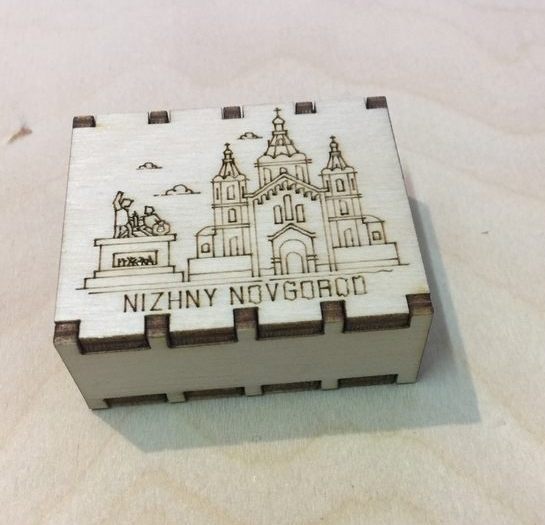 Спички сувенирные на магните города России - Нижний Новгород