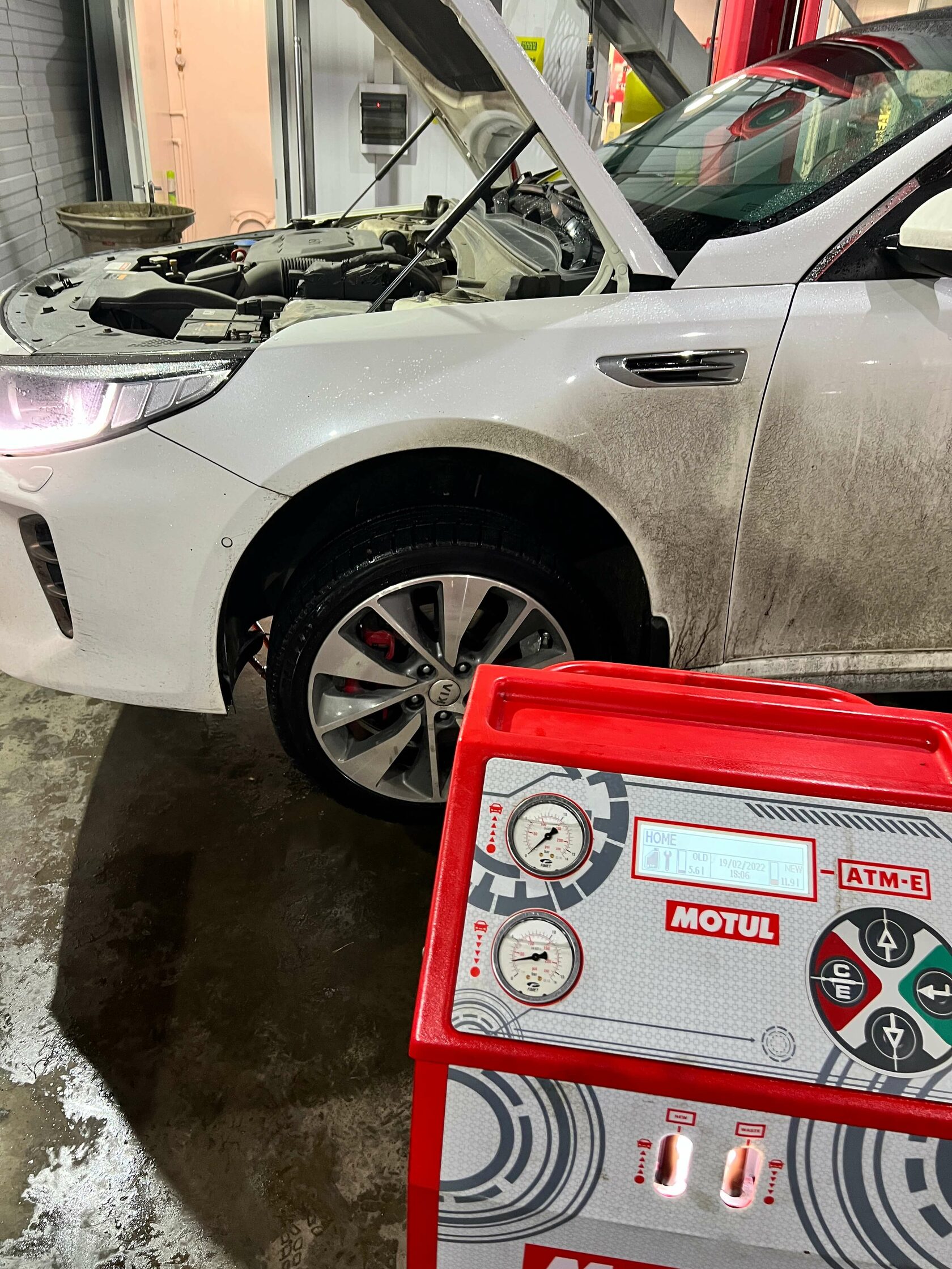 Установка Motul Evo для АКПП Kia Optima