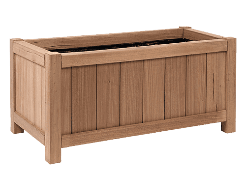 деревянное кашпо