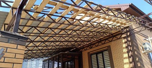 Навесы в Самаре под ключ. Самарский навес