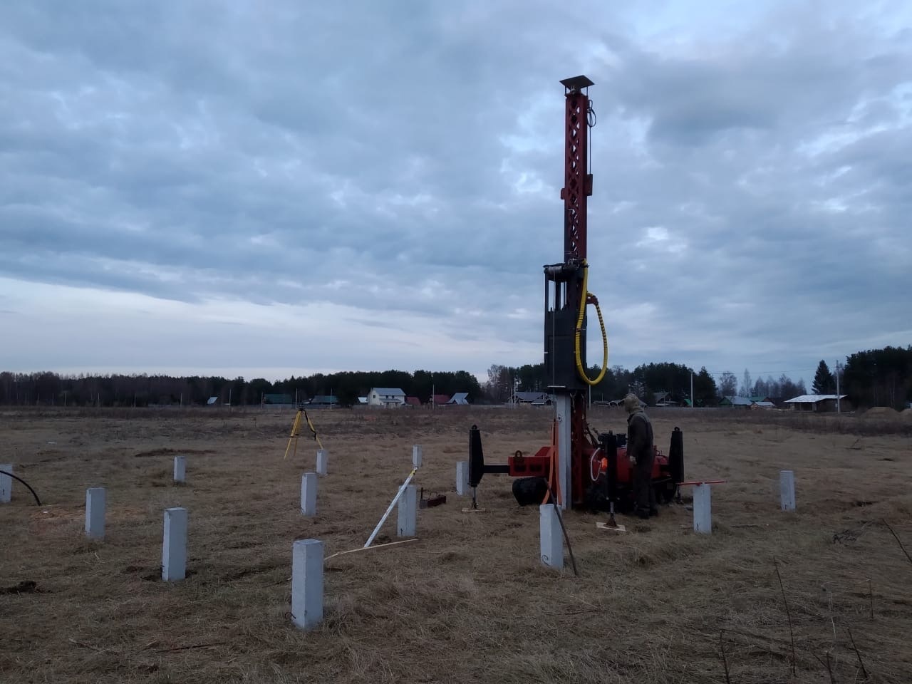 ЖБ Сваи и свайно-забивной фундамент в Череповце | Жесткий фундамент