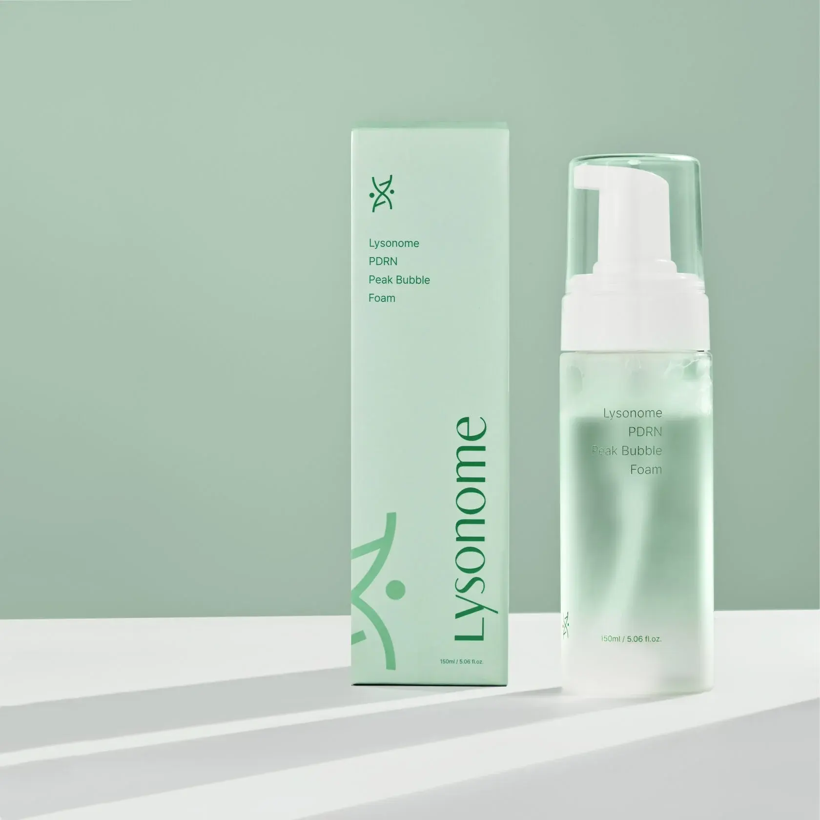 Lysonome PDRN Peak Bubble Foam пенка для умывания корейская косметика